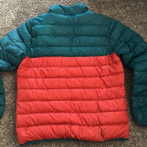 EDDIE BAUER EB650 Nylon 3 Snap Pullover Down Puffer Jacket Men’s Size M - Picture 8 of 13